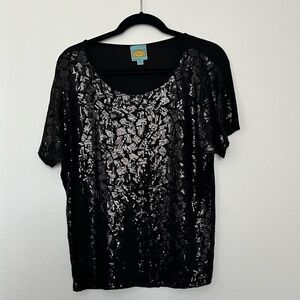 C&C Sequined T‎ Shirt